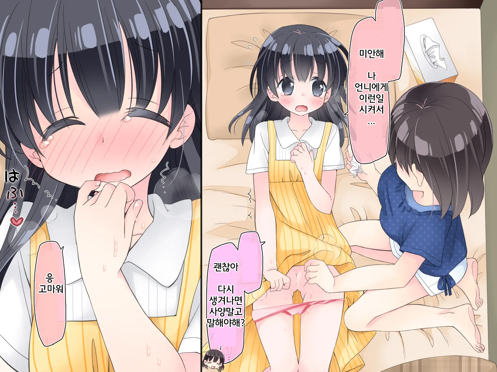 Futanari Imouto To Yasashii Onee-Chan No 12-Kagetsu | 후타나리 여동생과 상냥한 언니의 12-개월
